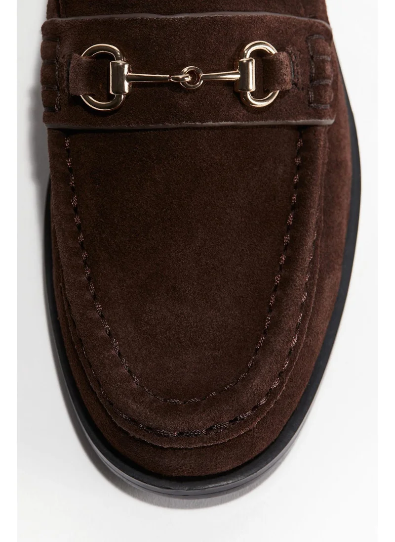H&M Suede loafers