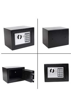 ALMUFARREJ Mini Electronic Deluxe Digital Security Safe Box With Electronic Keypad Lock and Physical Key For Home Office Hotel Jewelry Passport Watches Cash Storage  - Image 4