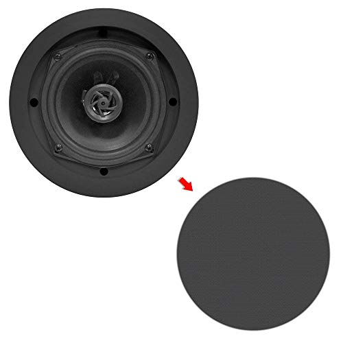 Pyle Ceiling Wall Mount Speakers - 5.25” Pair of 2-Way Midbass Woofer Speaker 1'' Polymer Dome Tweeter Flush Design w/ 80Hz - 20kHz Frequency Response & 150 Watts Peak Easy Installation - PDIC51RDBK - Image 3