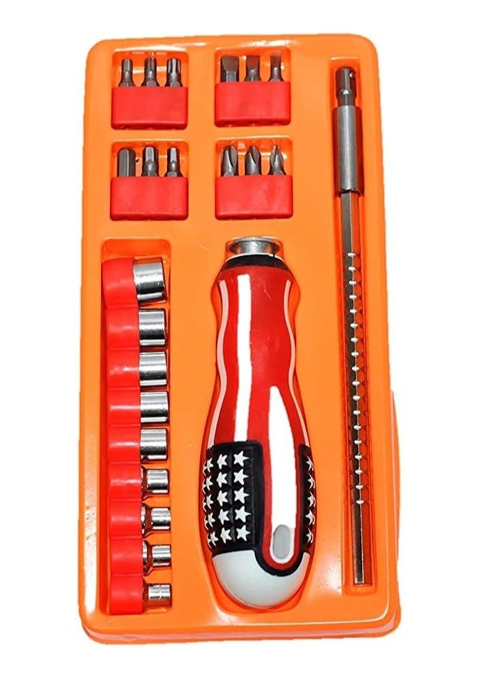 24-Piece Professional Adjustable Screwdriver Set - Image 1