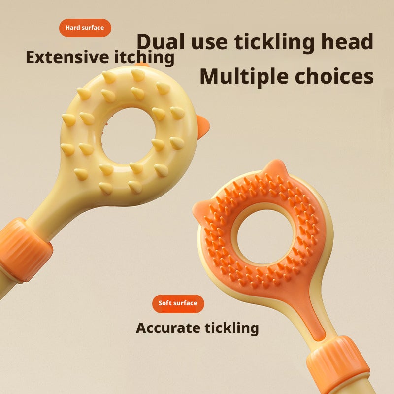 Pet Scratch Tool 2-in-1 Retractable Cat Dog Massager - Image 2
