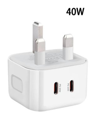 iPhone 20W Fast Charger | 20W Dual Type C USB C Fast Charger Plug Power, Adapter for iPhone 15/14/14 Plus/Pro/ 14 Pro Max/ 13/12/ 11/ X/Samsung/Pad/Speaker/AirPods - pzsku/ZACFC1C5C9C7C49C81CDEZ/45/_/1719922690/863ea5cc-0e72-4fec-bd9c-ce24a5758cbb