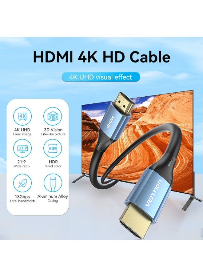VENTION HDMI Male to Male 4K HD Cable Aluminum Alloy Type - Image 2