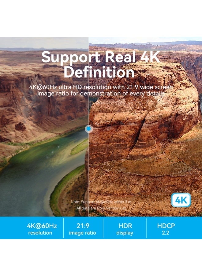 VENTION HDMI Male to Male 4K HD Cable Aluminum Alloy Type - Image 3