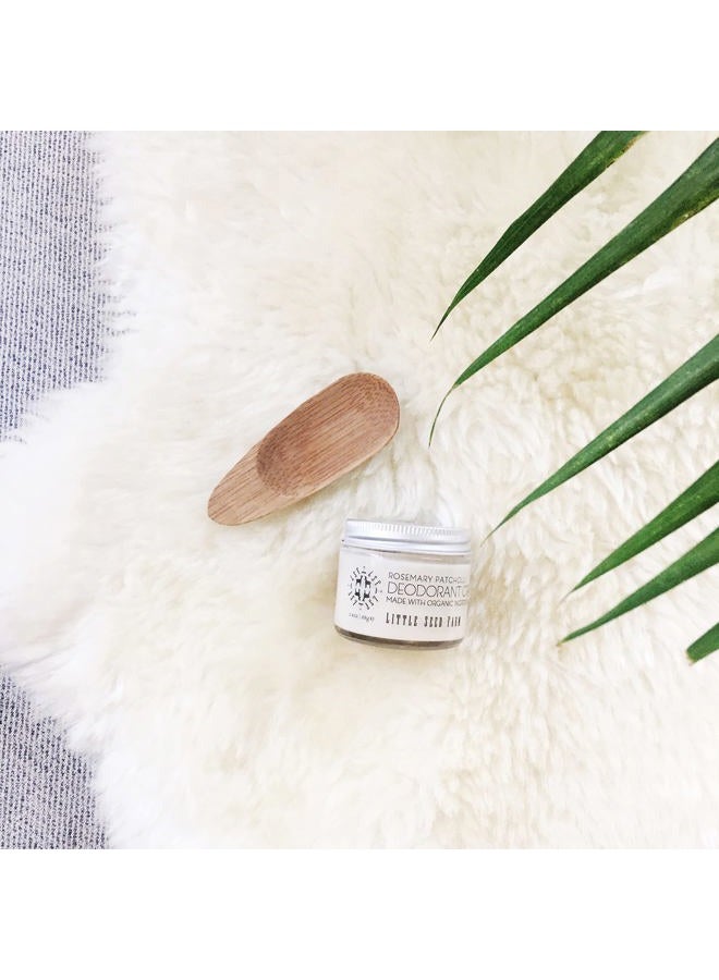 Little Seed Farm All Natural Deodorant Cream, Aluminum Free Deodorant for Women or Men, 2.4 Ounce - Rosemary Patchouli - Image 3