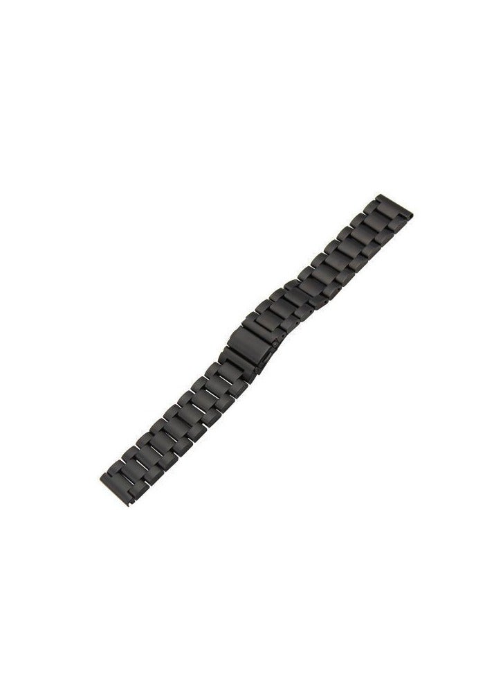 Quick Release Stainless Steel Metal Replacement Straps 20mm Compatible With GTS 2/ GTS 3/GTS 4/ Bip 3 Pro/Bip 3 Smartwatch  -Black - Image 5
