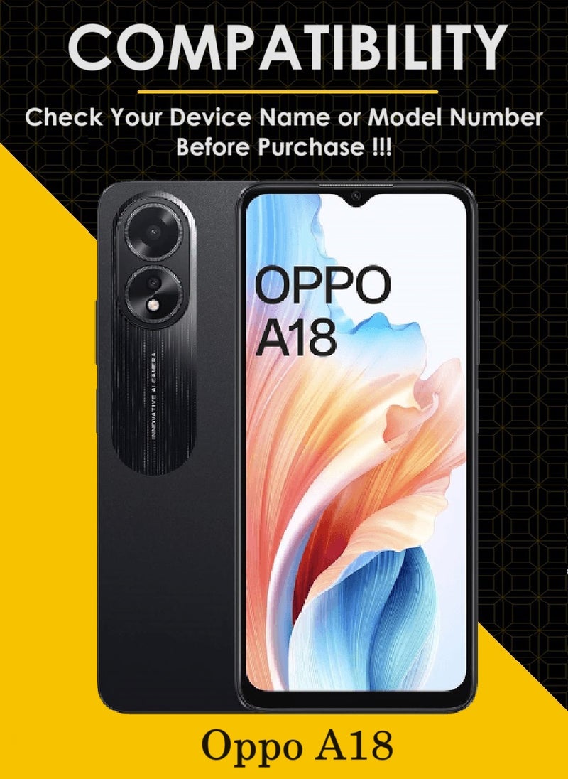 AINA Tempered Glass Screen Protector 5D Designed For Oppo A18 Full Glue Edge to Edge Full Screen Coverage And Bubble Free - Image 3
