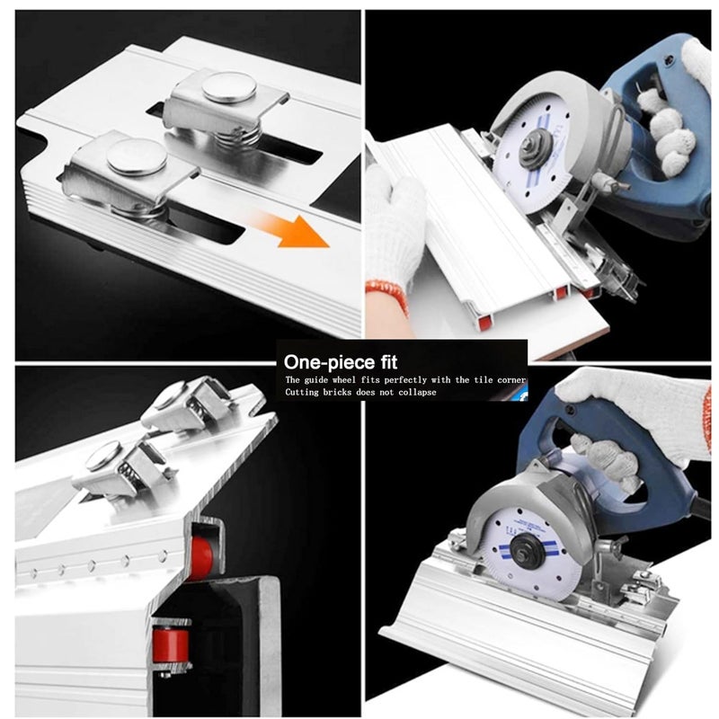 Malfah Enterprises Malfah Chamfering Tool 45 Degree Angle Cutting Frame Tile Chamfering Tool Roller Seat for Marble Granite Tiles and Wood Cutting  - Image 5