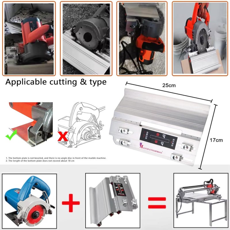 Malfah Enterprises Malfah Chamfering Tool 45 Degree Angle Cutting Frame Tile Chamfering Tool Roller Seat for Marble Granite Tiles and Wood Cutting  - Image 4