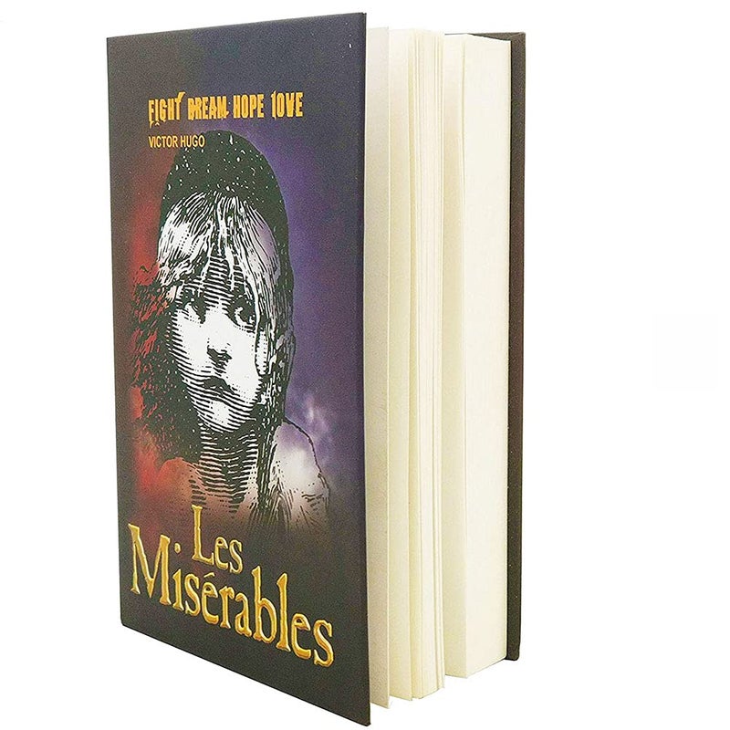 EIOUMAX Booksafe Diversion Secret Real Book Hidden Safe with Key Lock Real Paper Book Locking-Les Miserables - Image 5