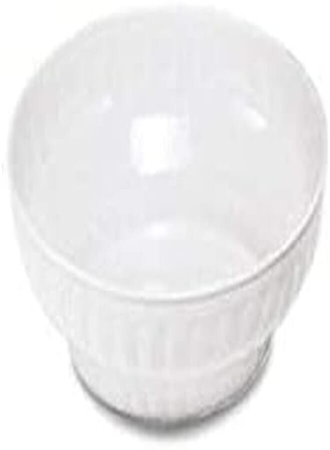 Stefan Plast Ribbed salad-bowl cm. 22 white