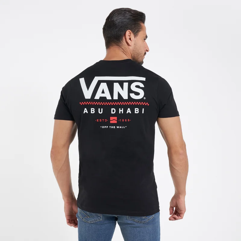 VANS Black Men's Abu Dhabi City T-Shirt for Men | Best Price UAE