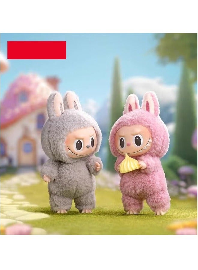 General POPMART POP MART LABUBU Labu vinyl face plush blind box Macaron Randomly one box Random Color 1pcs  - Image 4