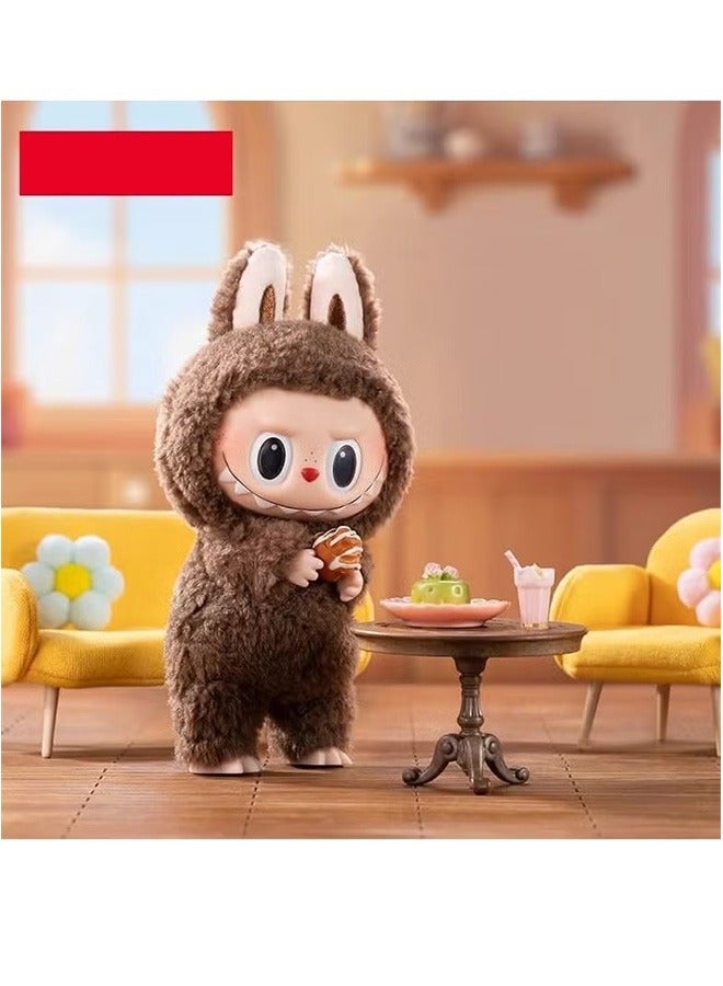 General POPMART POP MART LABUBU Labu vinyl face plush blind box Macaron Randomly one box Random Color 1pcs  - Image 2
