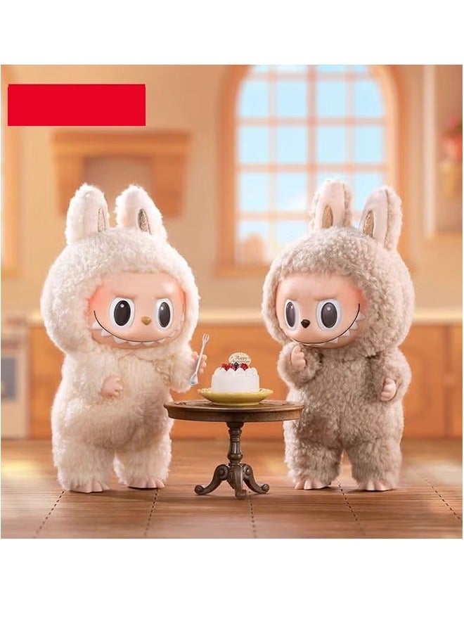 General POPMART POP MART LABUBU Labu vinyl face plush blind box Macaron Randomly one box Random Color 1pcs  - Image 3