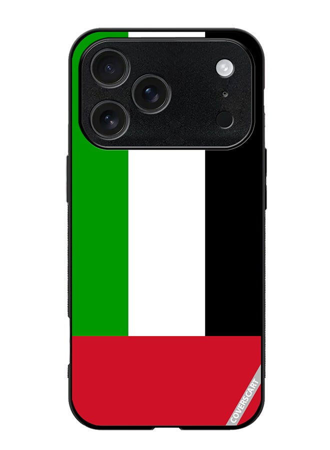 COVERSCART Protective Case Cover For Apple iPhone 17 Pro Max Uae Flag Design Multicolour