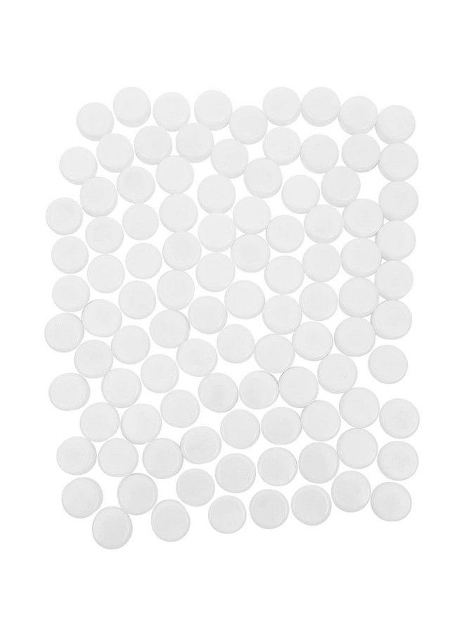 Juvale - White Round Inserts For Noise Makers For Graduation Sporting Events (0.83 In 100 Pack) - Image 1
