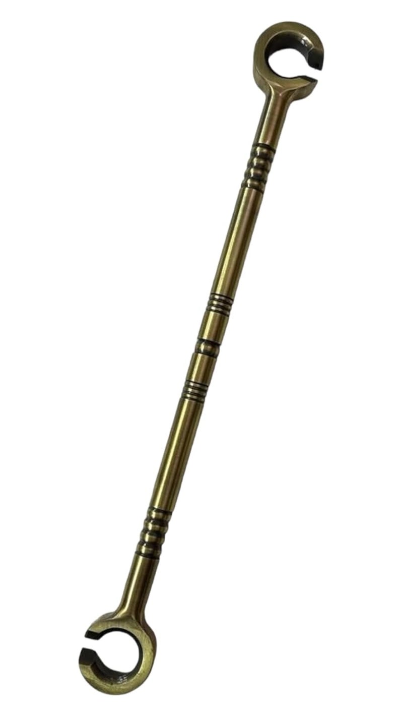 nooks Stainless Steel saliya 12mm Hook and Ceiling Rod heavt Duty Hanging Accessories Set in PVD cating Brass Finishing for Swings and jhula for Indoor Outdoor 6 pcs Set - Image 4