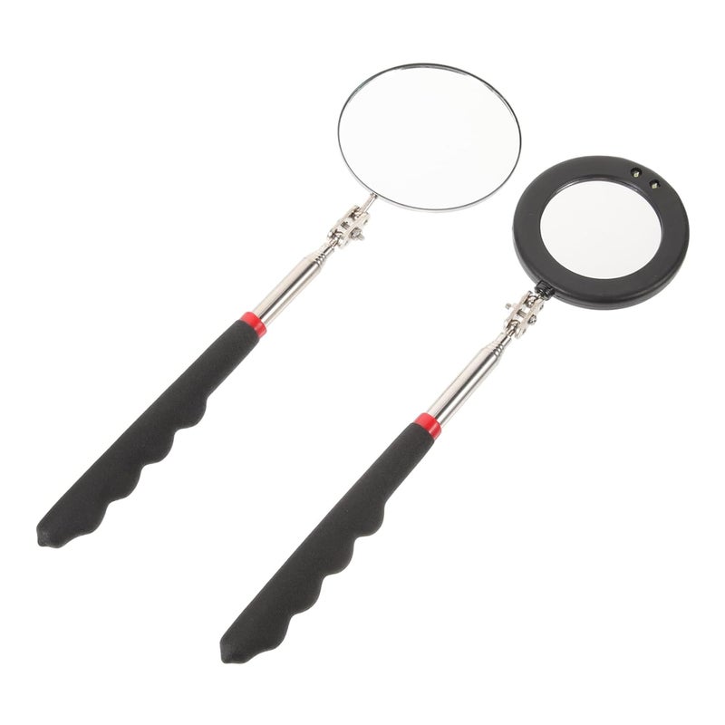 GANAZONO 2pcs Extendable LED Inspection Mirror Light for Car Vehicle Mechanic - Image 2