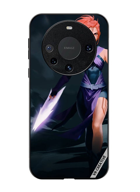 Protective Case Cover For Huawei Mate 60 Pro Plus Anti-Mage Lady Dota 2 Design Multicolour