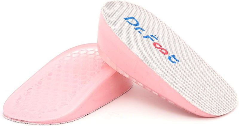 Dr.Foot Height Increase Insoles, Heel Cushion Inserts, Heel Lift Inserts for Leg Length Discrepancies