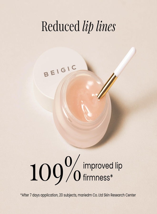 BEIGIC Volumizing PE Lip Balm & Mask - Vegan Overnight Lipcare, Reduces Lip Fine Lines & Flakiness, Plumps & Hydrates for Smooth Lips (0.49 fl.oz) - Image 3