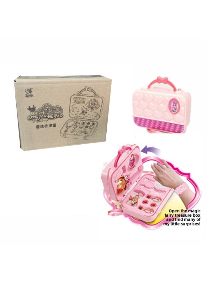 Free Mail A Generation Of Toys Flower Fairy Magic Wand Suit Luminous Magic Fairy Treasure Chest Handbag Fairy Wand-Color:Red Magic Fairy Treasure Chest Shoulder Bag (mail Order Box Packaging)  - Image 1