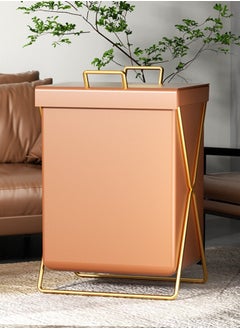 MIXDE Large Collapsible Laundry Basket Hamper with Handles and Lid, Heavy-Duty Frame Clothes Hampers X-Shaped Laundry Hamper Laundry Bags for Laundry  - Image 5