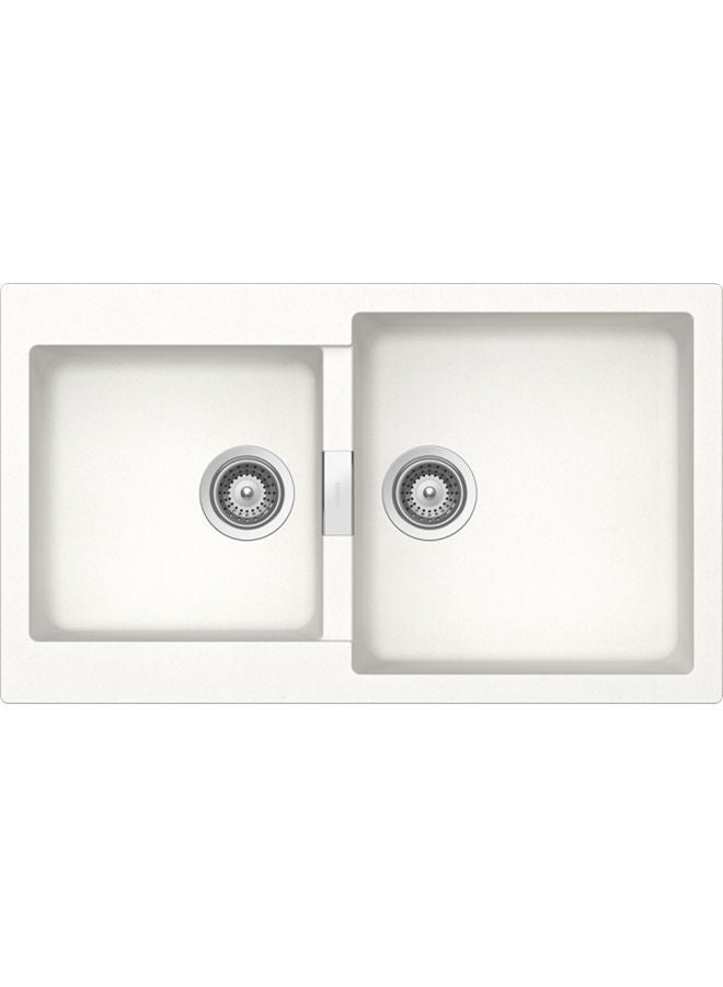Kitchen Sink 405 x 430 x 195 Mm Superwhite