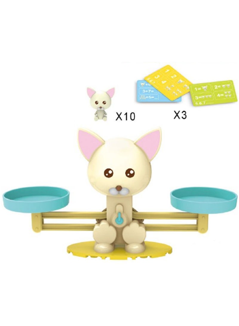 Puppy Scale Mathematics Puzzle Early Education Enlightenment Board Game Children'S Toys Suitable For Children Over 3 Years Old Boys And Girls Learning Education Tools Gift - Image 1