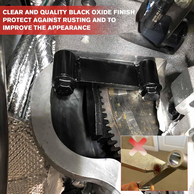 Chelhead LS Flywheel Locking Tool Steel Black Oxide Flexplate Locking Holder Tool Compatible with Engine Chevy LS 1 2 3 LSX - Image 4