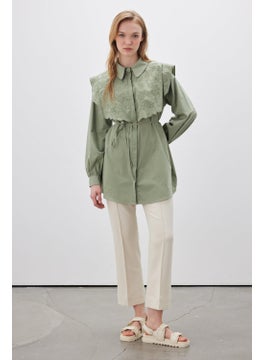 Manuka Straight Cut Trousers Beige  - Image 4