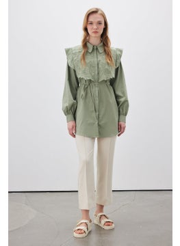Manuka Straight Cut Trousers Beige  - Image 5