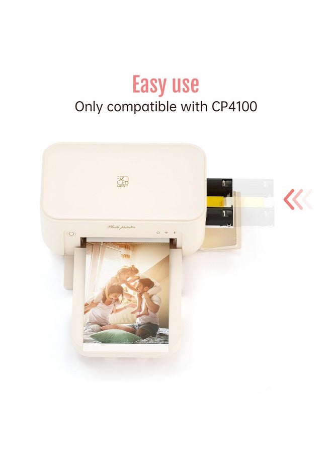 HPRT 4X 6 Photo Paper 108 Sheets And Two Ribbons，Designed For Cp4100/Cp4000L Photo Printer  - Image 5