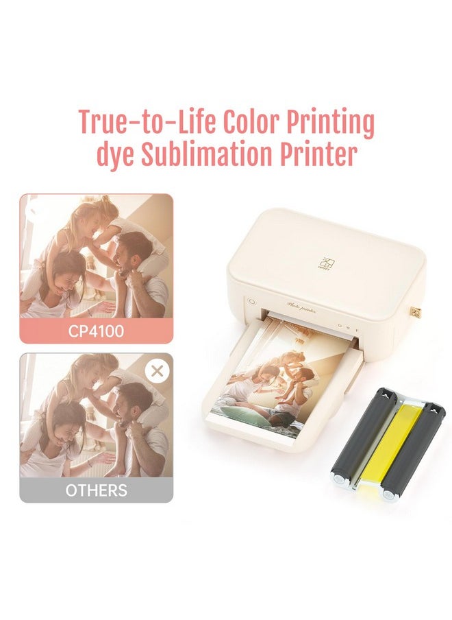 HPRT 4X 6 Photo Paper 108 Sheets And Two Ribbons，Designed For Cp4100/Cp4000L Photo Printer  - Image 3
