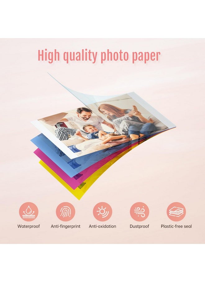 HPRT 4X 6 Photo Paper 108 Sheets And Two Ribbons，Designed For Cp4100/Cp4000L Photo Printer  - Image 2