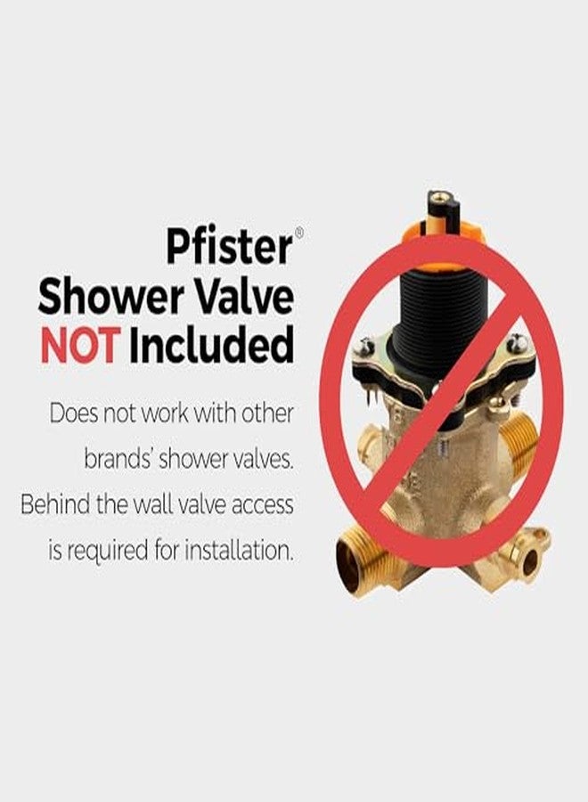 فيستر زخرفة محول أفالون 016-CB1K من Pfister، نيكل مصقول - Image 4