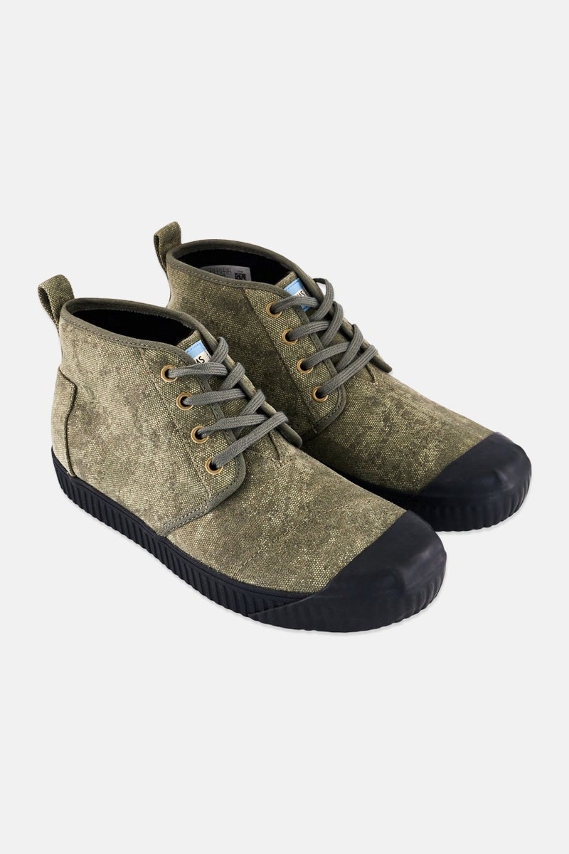 TOMS Men Botas Indio Lace Up Ankle Boots, Dusty Olive  - Image 1