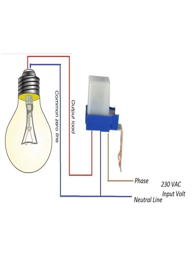 SP Electron 220 V Auto Day/Night on and Off Photocell, LDR Sensor Switch,A, for Lighting - Image 4