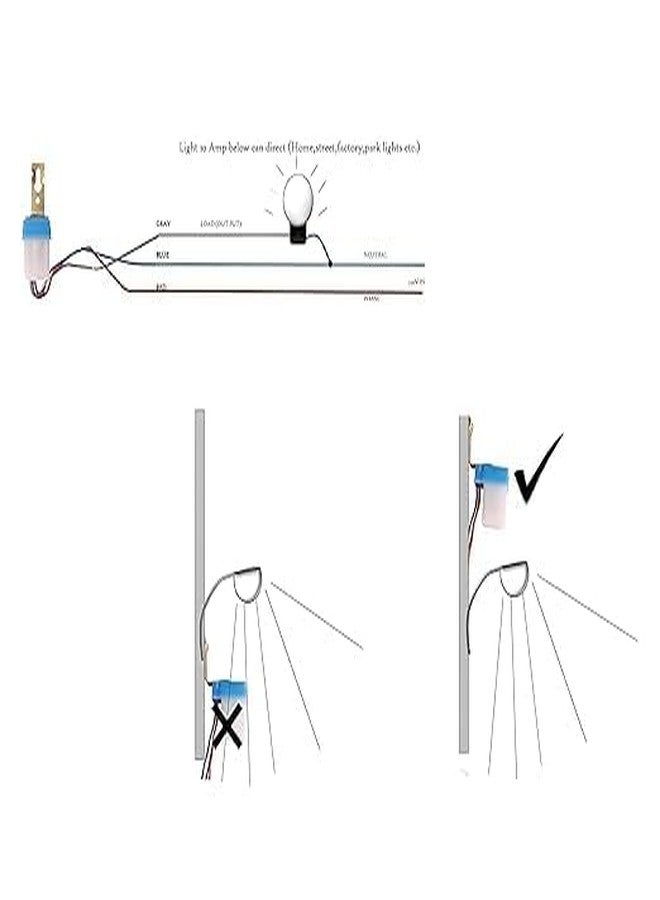 SP Electron 220 V Auto Day/Night on and Off Photocell, LDR Sensor Switch,A, for Lighting - Image 5