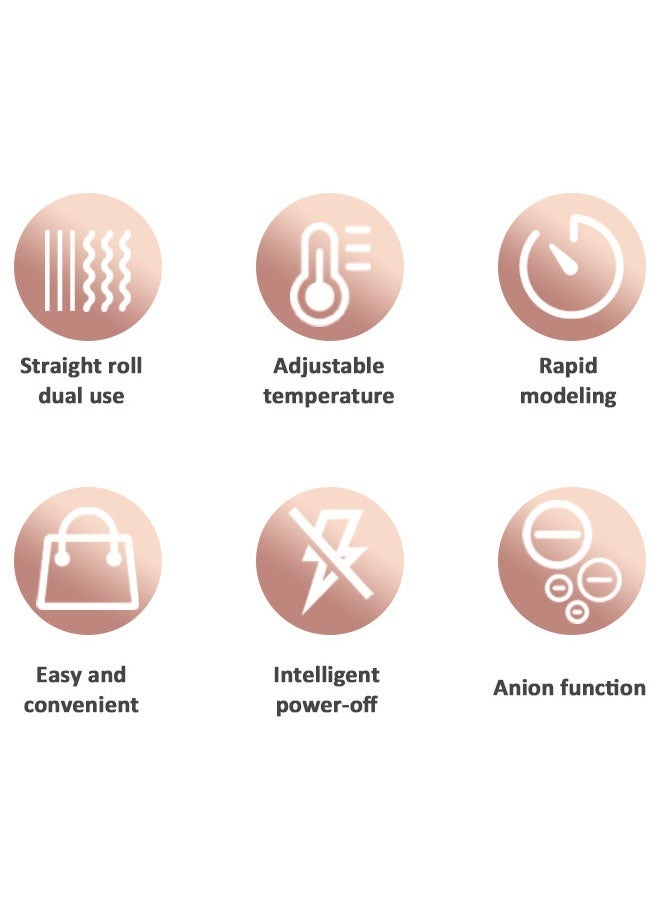 sokany Professional Ceramic Hair Straightener & Curler 2-in-1 with Ionic Technology, 230°C High Heat with 60 Min Auto-off Protection Green - Image 5