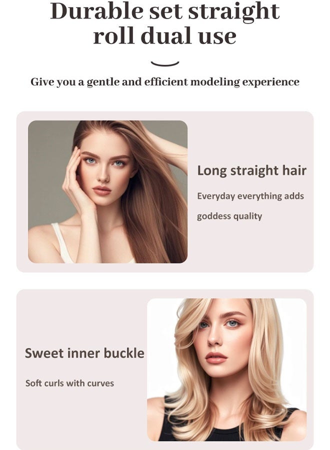 sokany Professional Ceramic Hair Straightener & Curler 2-in-1 with Ionic Technology, 230°C High Heat with 60 Min Auto-off Protection Green - Image 4