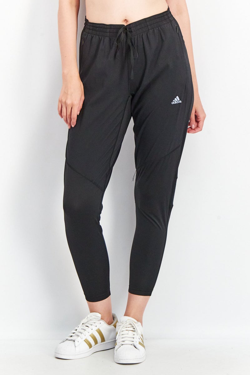 Adidas Women Sportswear Fit Fast Track Pants, Black - Image 1