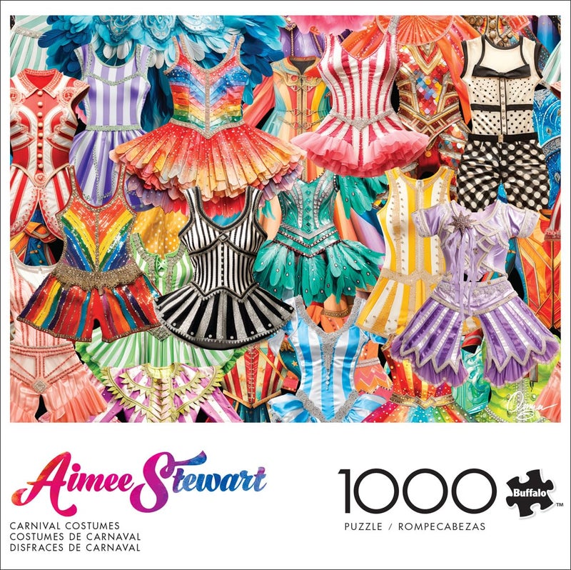 Buffalo Games - Aimee Stewart - Carnival Costumes - 1000 Piece Jigsaw Puzzle for Adults -Challenging Puzzle Perfect for Game Nights - Finished Size is 26.75 x 19.75 - Image 2