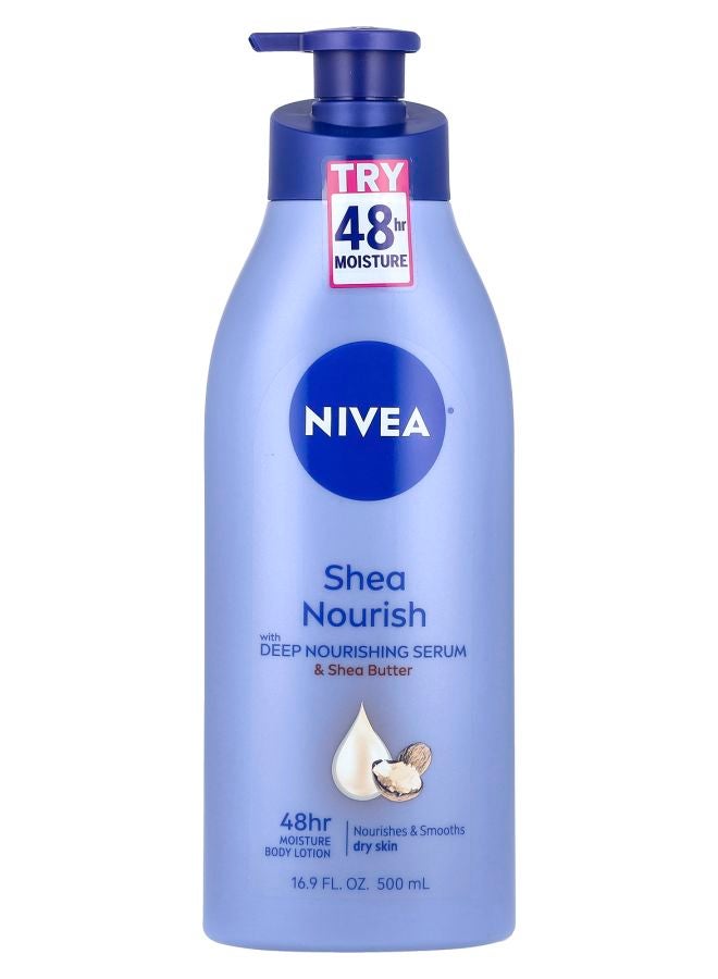 Nivea Shea Nourish Body Lotion 16.9 fl oz (500 ml)