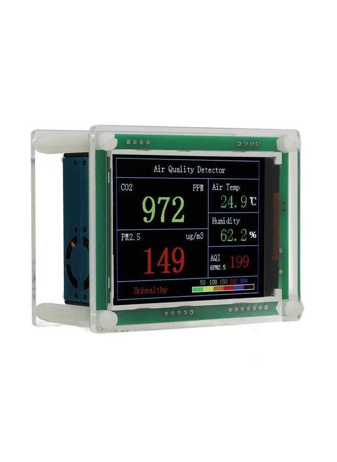 Thoraya Air Quality Monitor Home Carbon Dioxide Detector High Accuracy Sensor Air Quality Detector for PM2.5 Temperature Humidity Testing  - Image 3