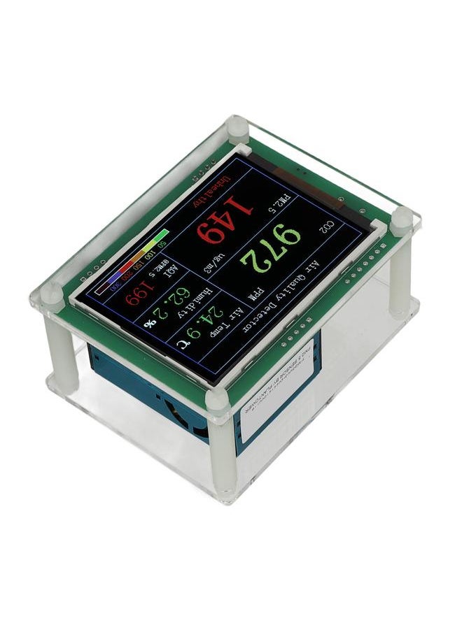 Thoraya Air Quality Monitor Home Carbon Dioxide Detector High Accuracy Sensor Air Quality Detector for PM2.5 Temperature Humidity Testing  - Image 2