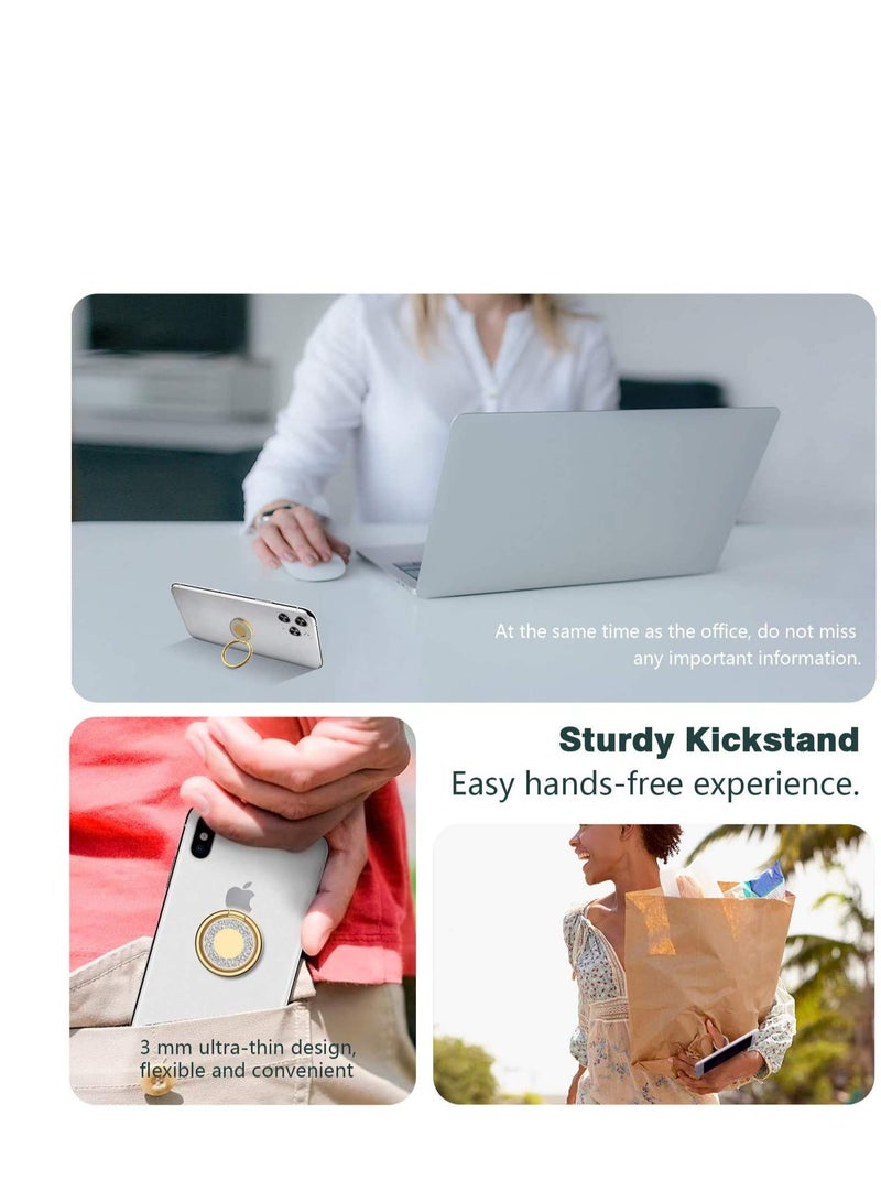 SYOSI Water droplets shape,Phone Ring Holder Stand Finger Grip Stand Holder Ring 360 Rotate and 180 Flip,Car Mount Phone Ring Grip for Smartphone Tablet PC case Phone Ring - Image 3