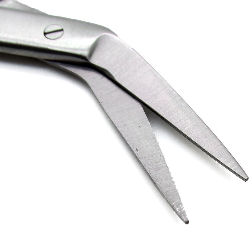 Premium Instruments Dental Micro Iris Scissors Angled 4.5" Sharp/Sharp - Image 4