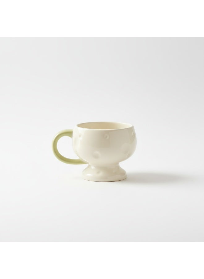 Akdc Ceramic Mug 375Ml Off White/Green - Image 1